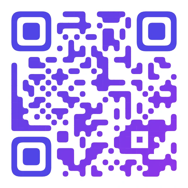 Красивый QR-код в стиле «Жидкий»: перетекающие модули — мягкий современный вид