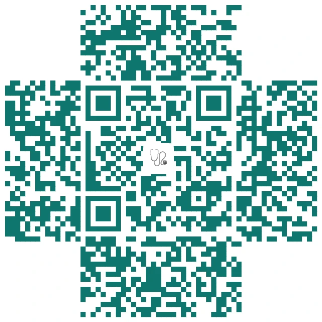Красивый QR-код в стиле «Клиника»: медицинский крест — для клиник и медцентров